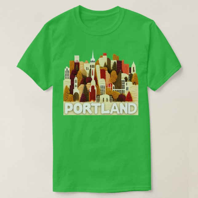 Camiseta Portland Oregon (Diseño del anverso)