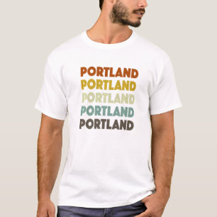 Camiseta Portland Oregon Estadounidense O Estadounidense Re