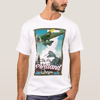 Camiseta Portland, poster de viajes vintage de Oregon