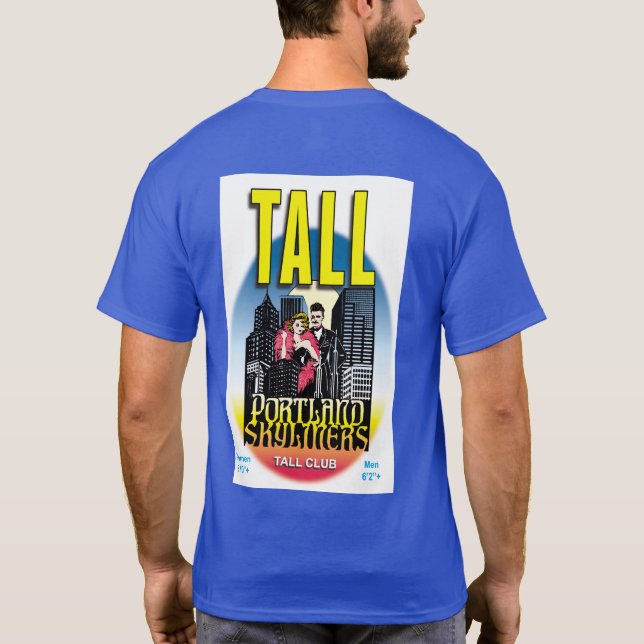 Camiseta Portland Skyliners Tee (pide cualquier azul) (Reverso)