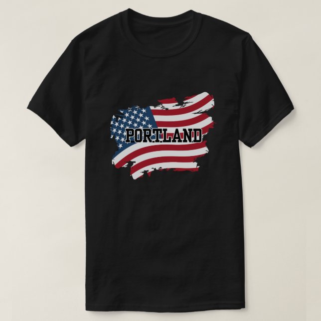 Camiseta Portland USA (Diseño del anverso)