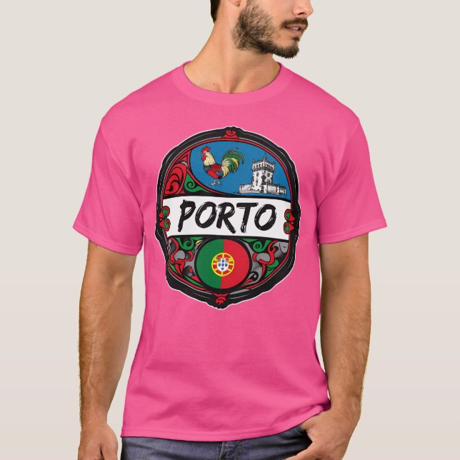 Camiseta Porto Portugal Bandera recuerdo de viaje Porto St (Anverso)