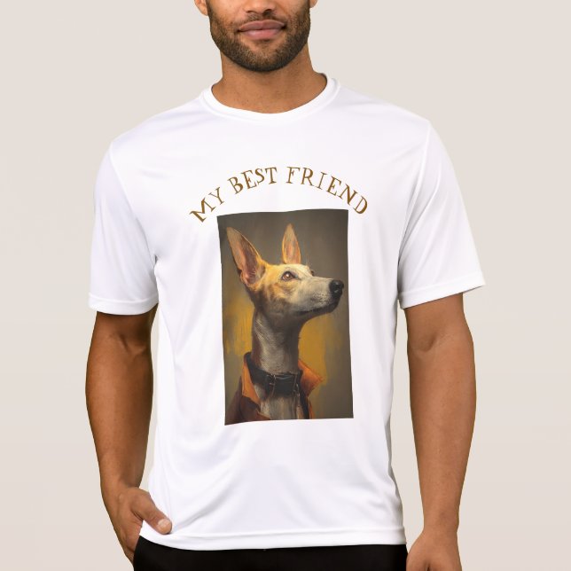 Camiseta Portrait of a Dapper Greyhound (Anverso)