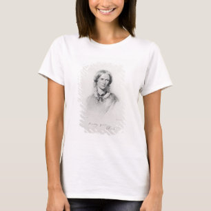 Camiseta Portrait of Charlotte Bronte, engraved by Walker a