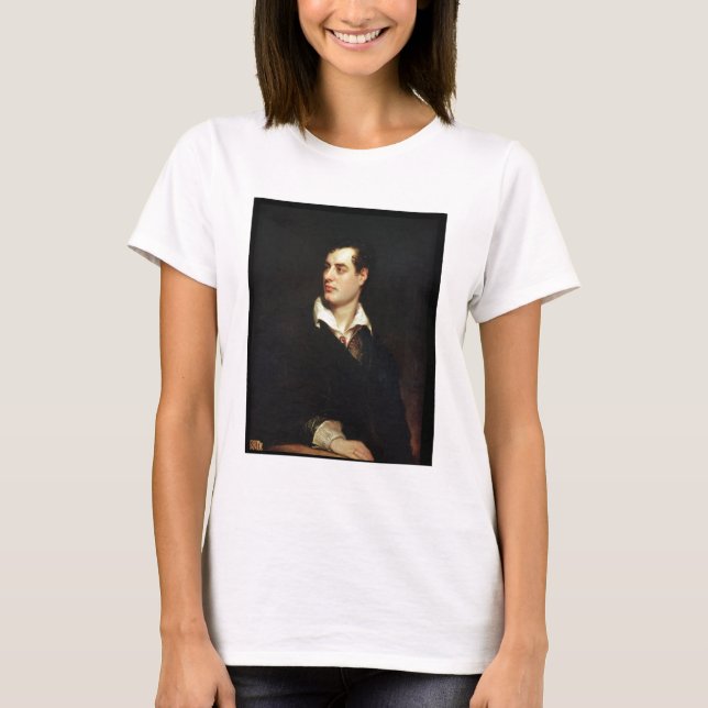Camiseta Portrait of Lord Byron (1788-1824) (oil on canvas) (Anverso)
