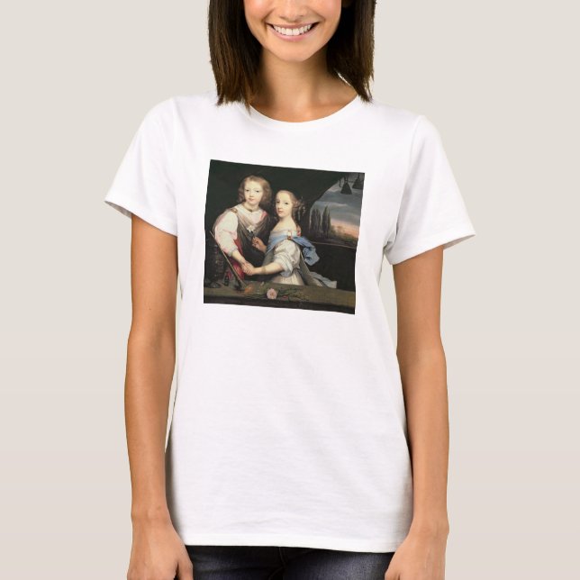 Camiseta Portrait of Winston and Arabella (1648-1730) Churc (Anverso)