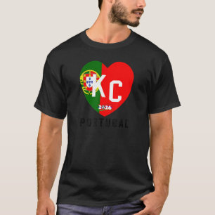 Camiseta Portugal 2026 Heart Kc Kansas City Green & Red Por