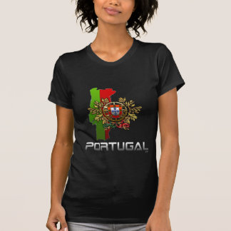 Camiseta Portugal: Armas, bandera y mapa