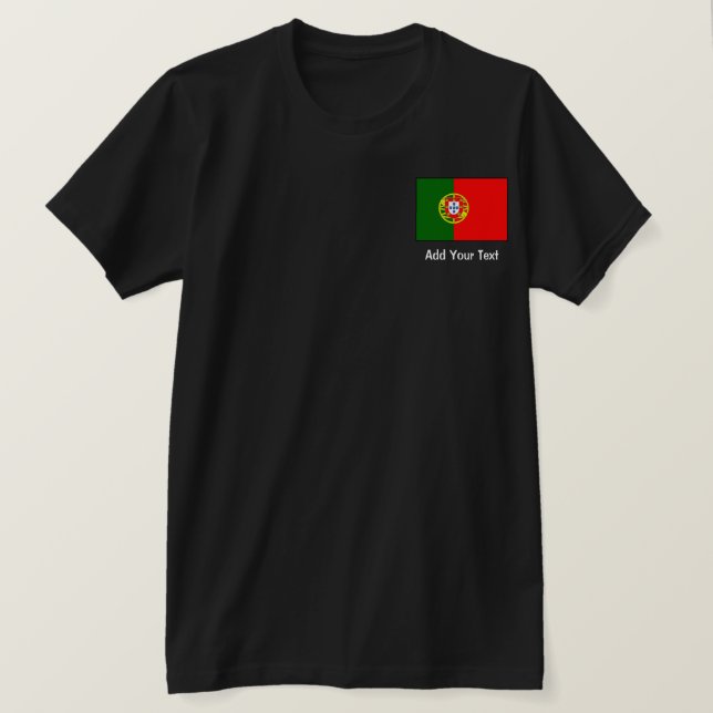 Camiseta Portugal - bandera portuguesa (Anverso del diseño)