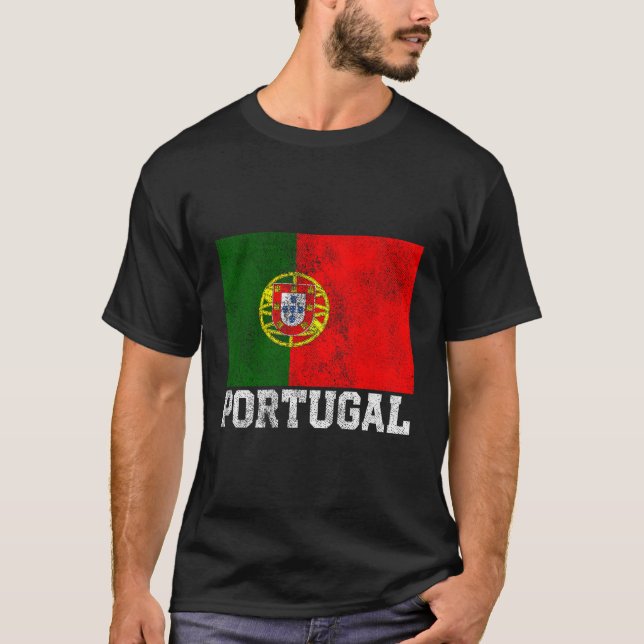 Camiseta Portugal Bandera Portuguesa Familia Orgullo Nacion (Anverso)
