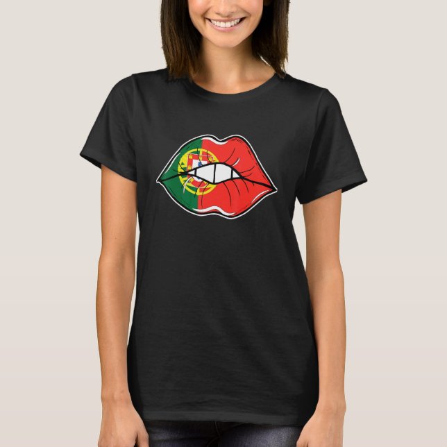 Camiseta Portugal besa Portugal (Anverso)