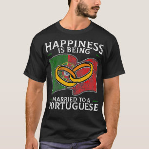 Camiseta Portugal Boda República Portuguesa Bandera Casada 