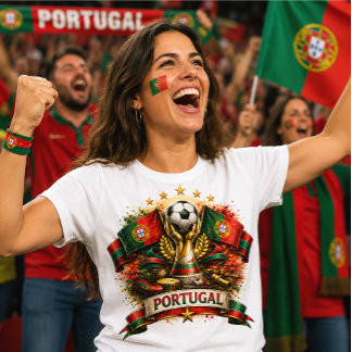 Camiseta Portugal Fútbol Copa Mundial de Fútbol