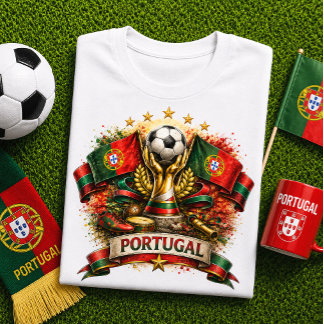 Camiseta Portugal Fútbol Copa Mundial de Fútbol