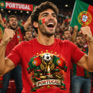 Camiseta Portugal Fútbol Copa Mundial de Fútbol