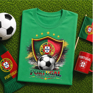 Camiseta Portugal Fútbol Copa Mundial de Fútbol