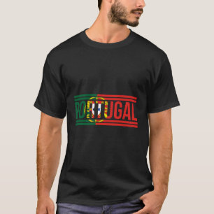 Camiseta Portugal - Fútbol Deportivo con Bandera Portuguesa
