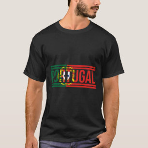 Camiseta Portugal - Fútbol Deportivo con Bandera Portuguesa