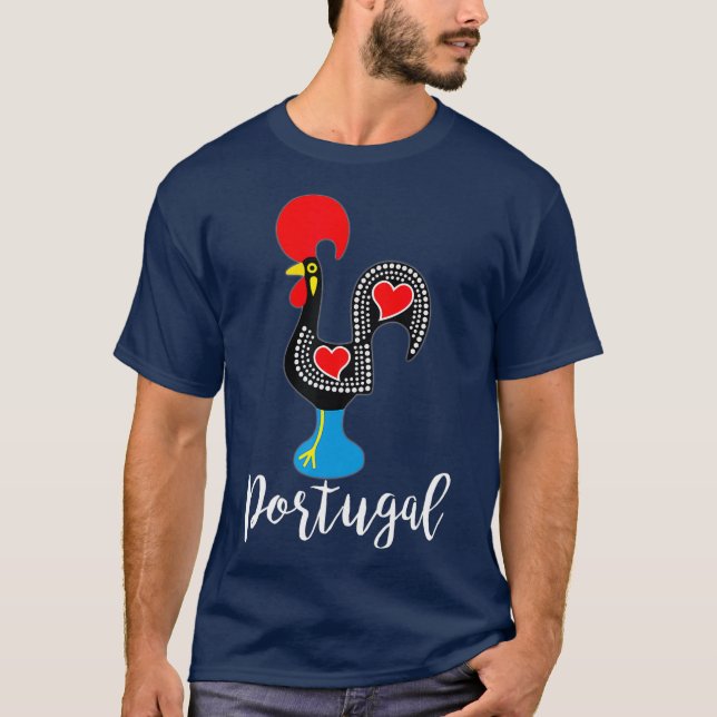 Camiseta Portugal Galo de Barcelos (Anverso)