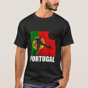 Camiseta Portugal Jugador de fútbol portugués Futebol Portu