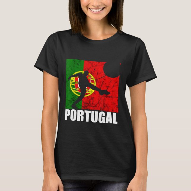 Camiseta Portugal Jugador de fútbol portugués Futebol Portu (Anverso)