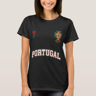 Camiseta Portugal Número 7 Equipo de fútbol Deportivo Portu