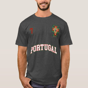 Camiseta Portugal Número 7 Parte Trasera Socceream Sportsee