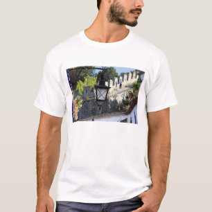 Camiseta Portugal, Obidos. Farola de hierro y siglo XIV