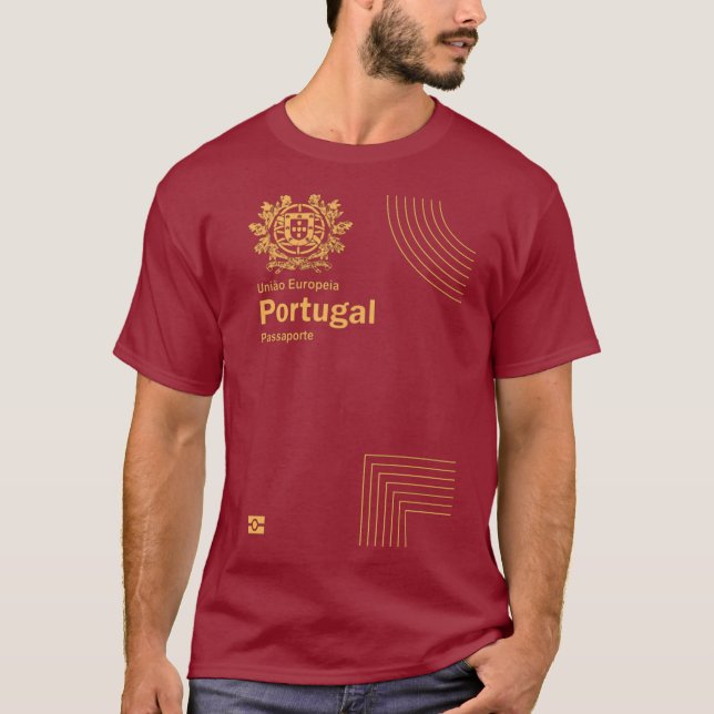 Camiseta Portugal passport cover (Anverso)