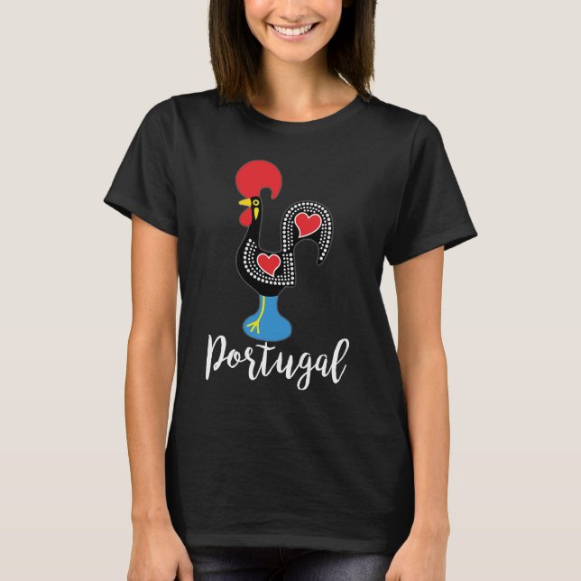 Camiseta Portugal Portugal Galo de Barcelos Figur (Anverso)