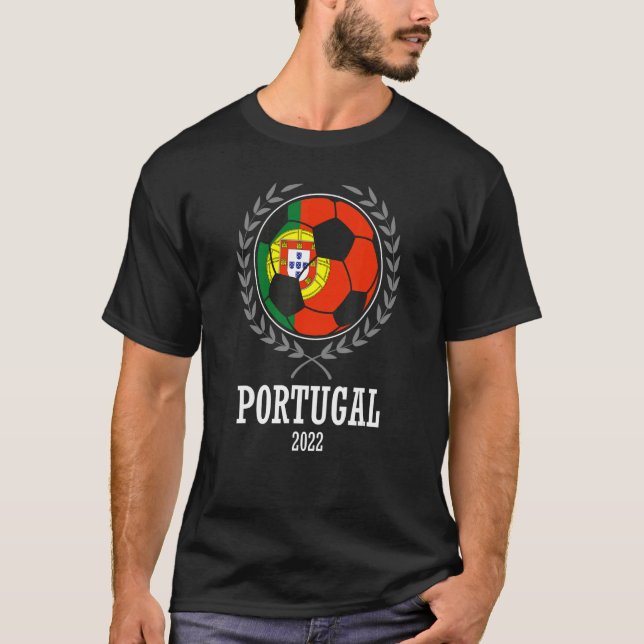 Camiseta Portugal Portugal Juegos de fútbol Día de Deportes (Anverso)