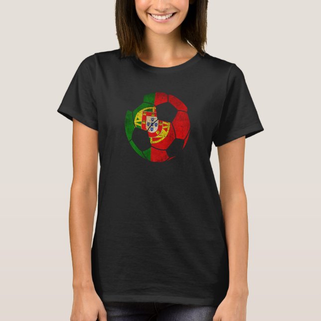 Camiseta Portugal Portugal Portugal Portugal Juegos de Fútb (Anverso)