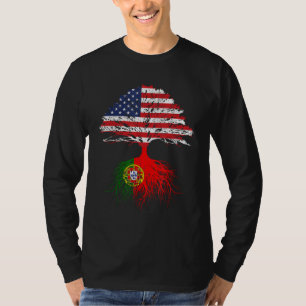 Camiseta Portugal: Raíces de la bandera estadounidense cult