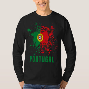 Camiseta Portugal Retro Vintage Waterphones Deportivos