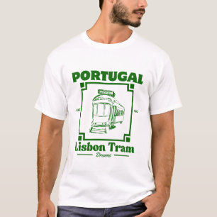 Camiseta Portugal: sueños del tranvía de Lisboa