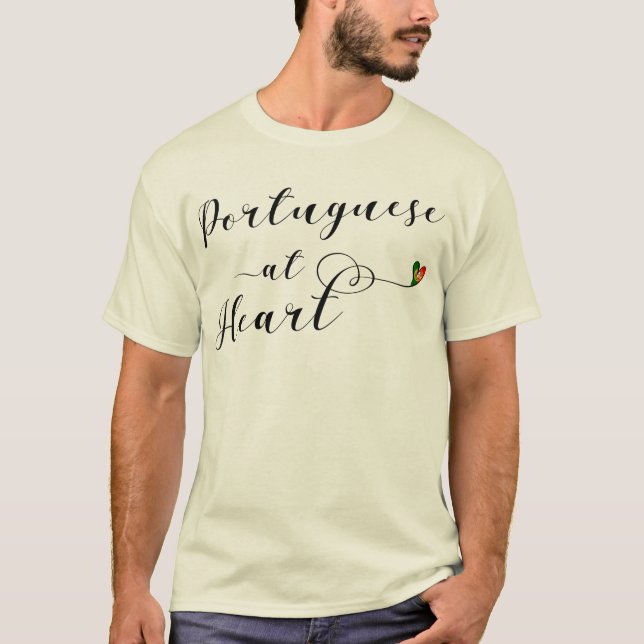 Camiseta Portugués al Corazón, Portugal (Anverso)