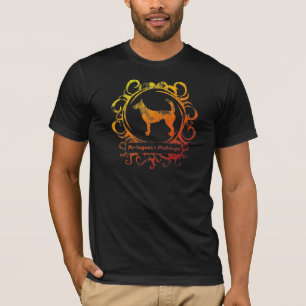 Camiseta Portugués resistido con clase Podengo del alambre