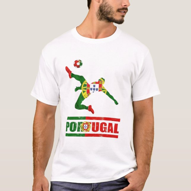 Camiseta Portuguese Flag Portugal Soccer Portuguese Pride (Anverso)