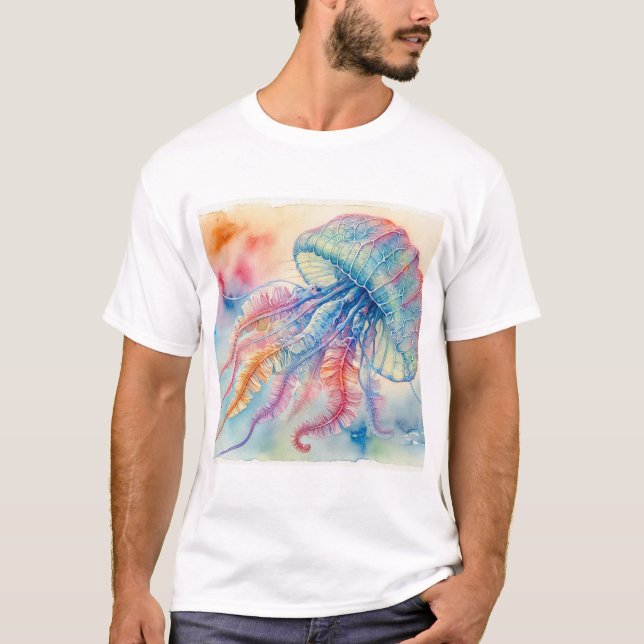 Camiseta Portuguese Man O War 180724AREF118 - Watercolor (Anverso)