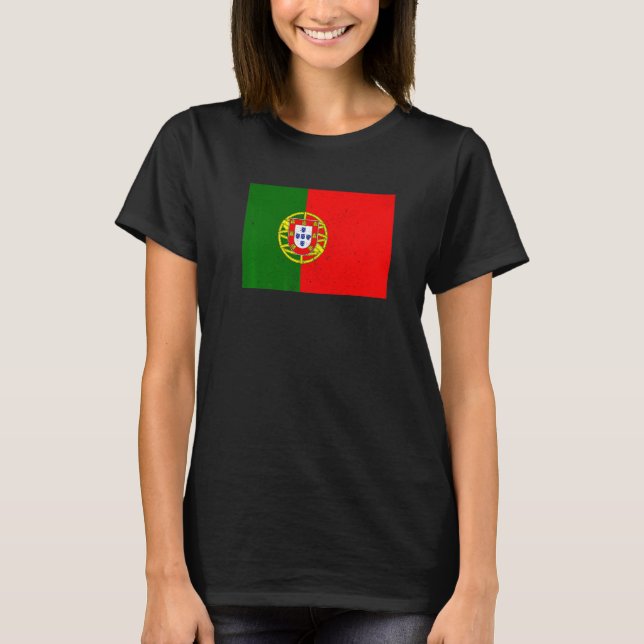 Camiseta Portuguese Portugal Flag Pride Portuguese Flag (Anverso)