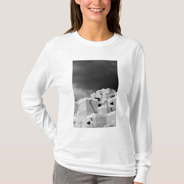 Camiseta Posada de estilo Pueblo en Loretto, Santa Fe, Nuev (Anverso)