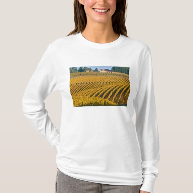 Camiseta Posada de nogal negro con aspecto toscano sobre (Anverso)