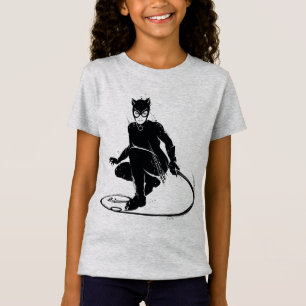 Camiseta Pose de pincel de tinta de la mujer de la mujer de