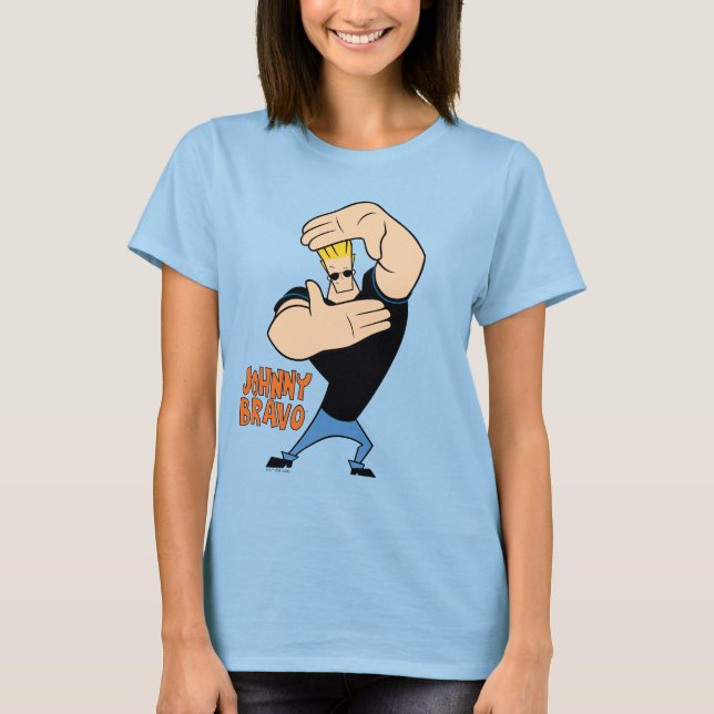 Camiseta Pose del marco de imagen de Johnny Bravo (Anverso)