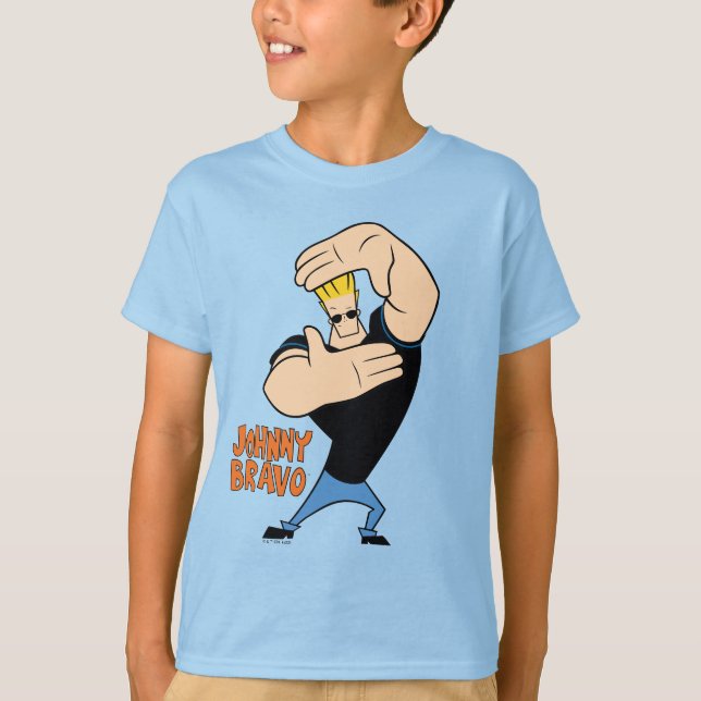 Camiseta Pose del marco de imagen de Johnny Bravo (Anverso)