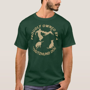 Camiseta Poseído orgulloso por un perro de Schutzhund
