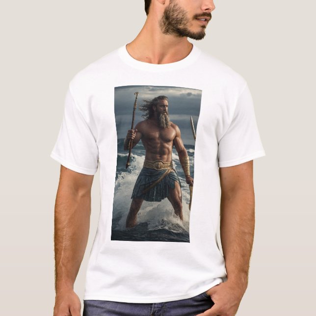 Camiseta Poseidón - Dios del mar (Anverso)