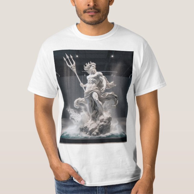 Camiseta Poseidón, el dios del océano (Anverso)