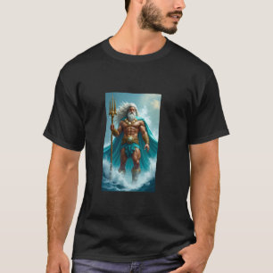 Camiseta Poseidón mitología griega dios del mar y terremoto