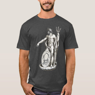 Camiseta Poseidon Trident griego Dios mitología